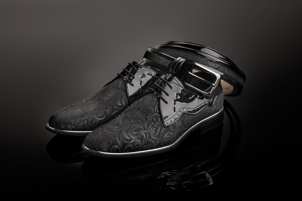 Man Formal Shoes Jacquard Esclusive Collection