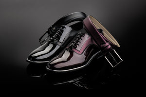 Man Shoes Elegant Design Silver Border Top Quality Leather Insert