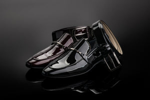 Man Shoes No Lace  Elegant Shiny Leather Top Quality