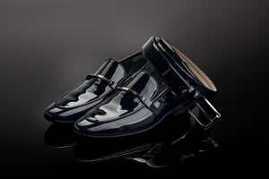 Man Shoes No Lace  Elegant Shiny Leather Top Quality