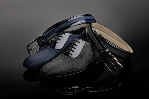 man shoes formal jaquard style 