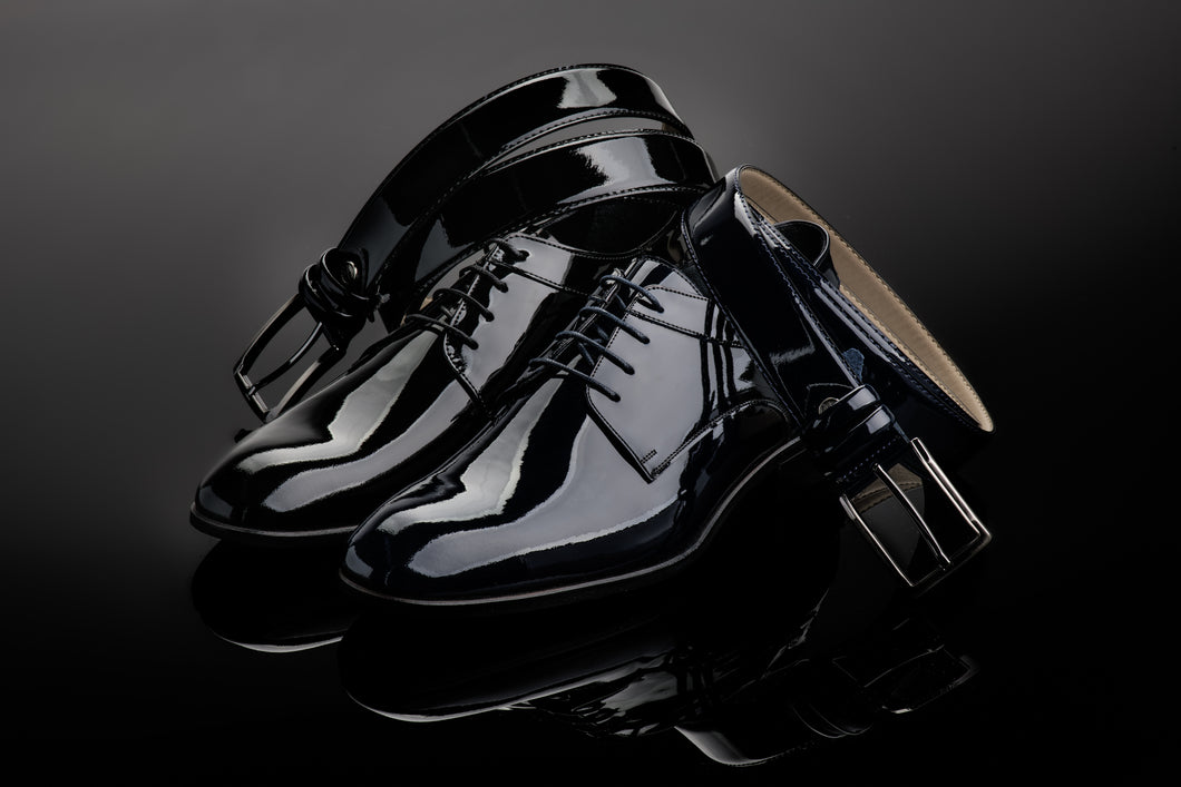 Elegant  man shoe  shine leather 