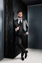 Load image into Gallery viewer, Man Suit Groom Corean Design Jaquard Exclusive
