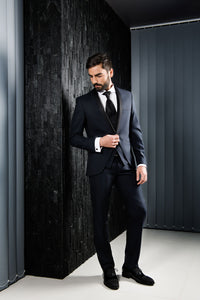 Man's Formal Suit elegant Slim Smoking Style