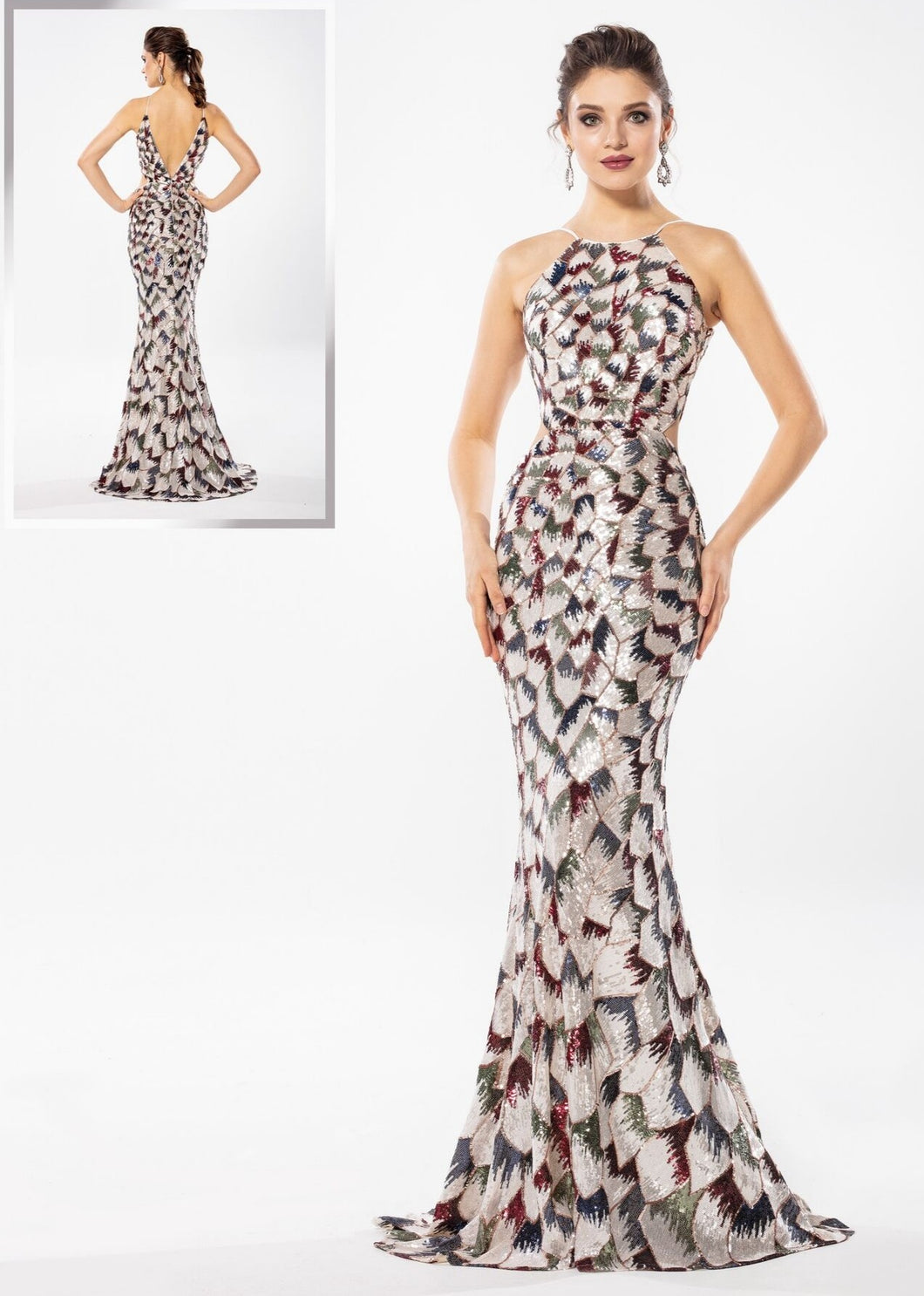 Evening Dress Modern Mermaid Design